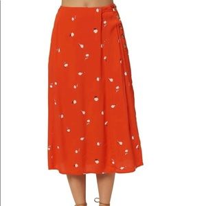 NWOT O’neill high waist midi skirt